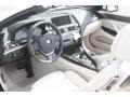 Ivory White Nappa Leather Interior Photo for 2012 BMW 6 Series #54874313