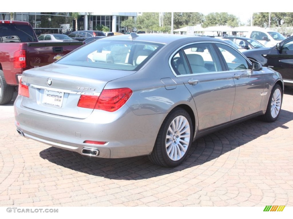 2012 7 Series 750Li Sedan - Space Grey Metallic / Oyster/Black photo #6