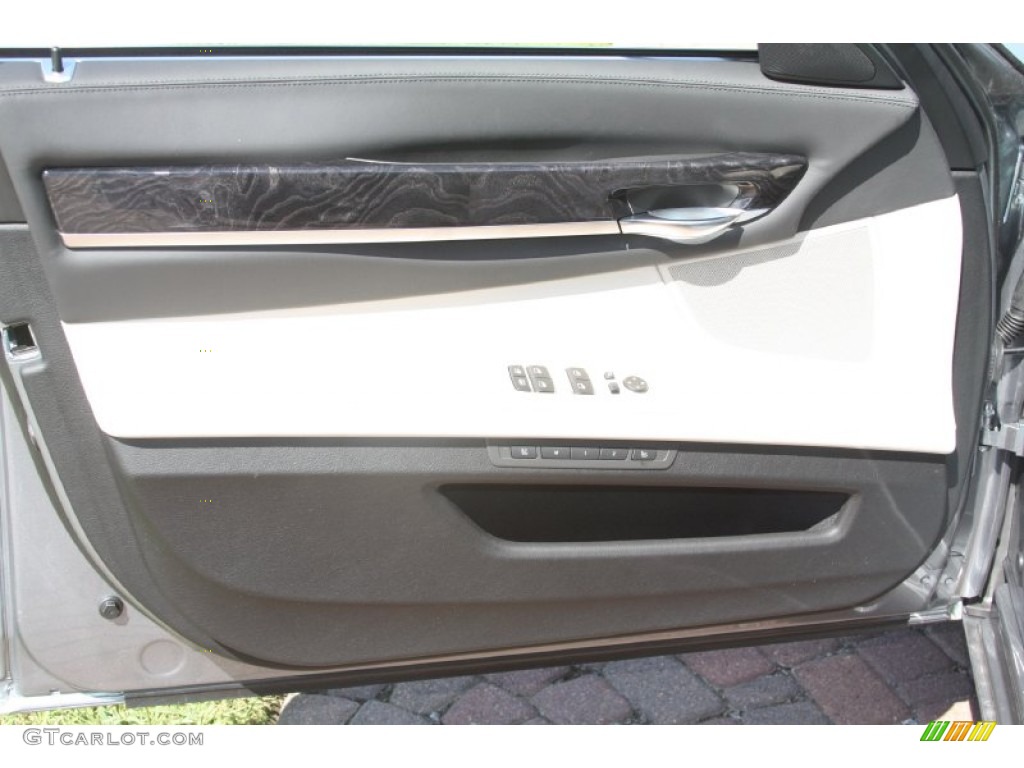 2012 7 Series 750Li Sedan - Space Grey Metallic / Oyster/Black photo #13