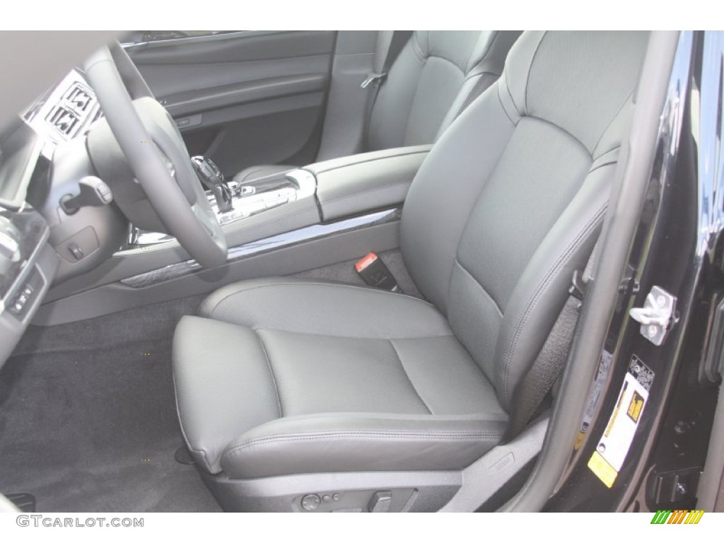 2012 7 Series 750Li Sedan - Carbon Black Metallic / Black photo #10