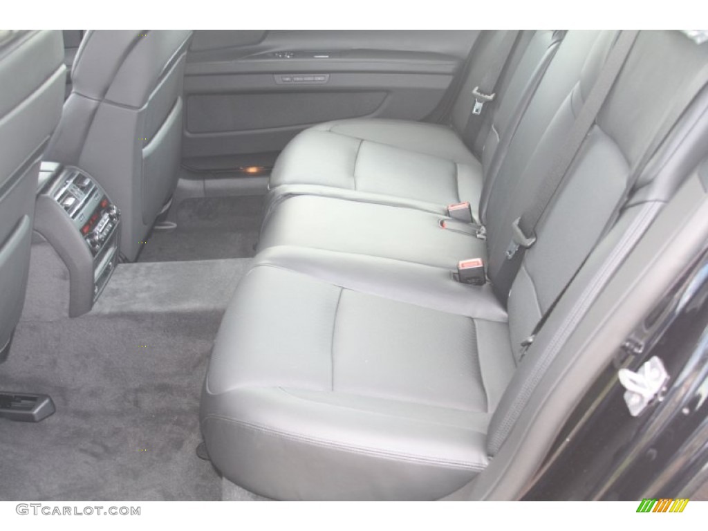 2012 7 Series 750Li Sedan - Carbon Black Metallic / Black photo #11