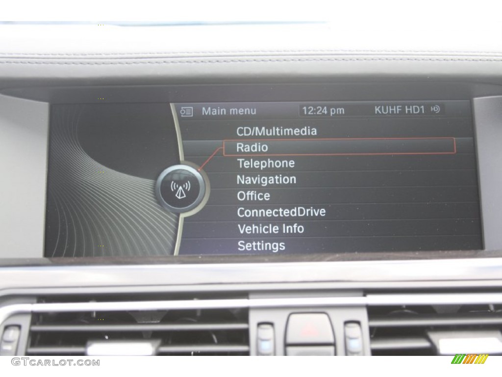 2012 7 Series 750Li Sedan - Carbon Black Metallic / Black photo #15