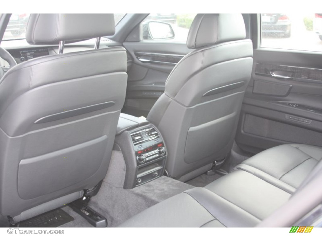 2012 7 Series 750Li Sedan - Carbon Black Metallic / Black photo #24
