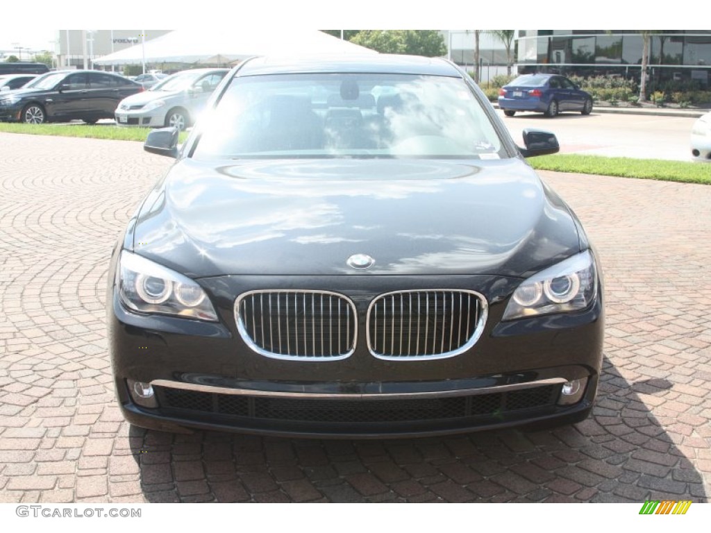 2012 7 Series 740Li Sedan - Black Sapphire Metallic / Black photo #2