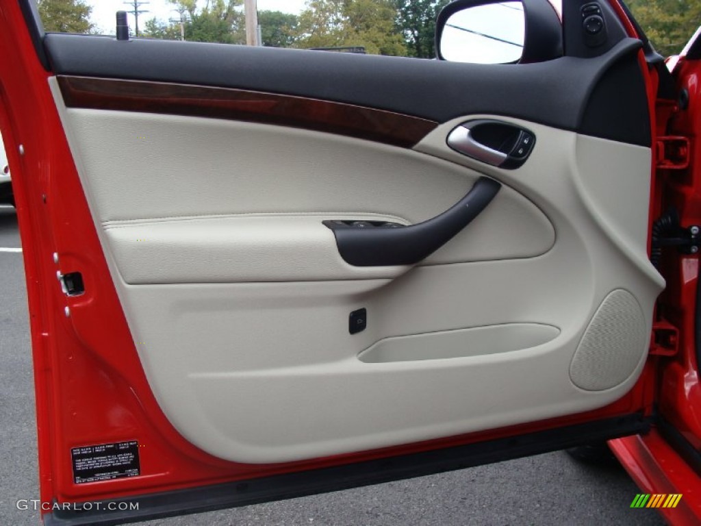 2008 Saab 9-3 2.0T SportCombi Wagon Parchment Door Panel Photo #54875560