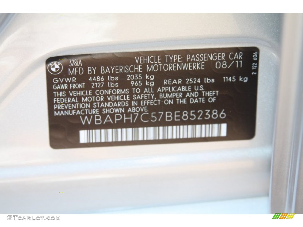 2011 3 Series 328i Sedan - Titanium Silver Metallic / Black Dakota Leather photo #8