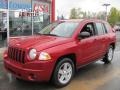 2008 Inferno Red Crystal Pearl Jeep Compass Sport 4x4  photo #1