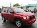 2008 Inferno Red Crystal Pearl Jeep Compass Sport 4x4  photo #16