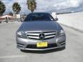 2012 Palladium Silver Metallic Mercedes-Benz C 250 Coupe  photo #2