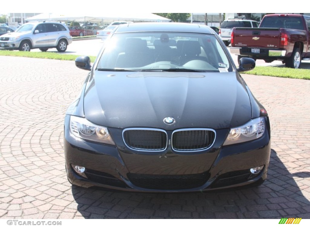2011 3 Series 328i Sedan - Black Sapphire Metallic / Black Dakota Leather photo #2