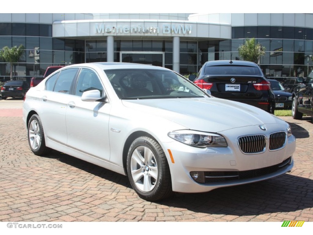 2011 5 Series 528i Sedan - Titanium Silver Metallic / Black photo #1