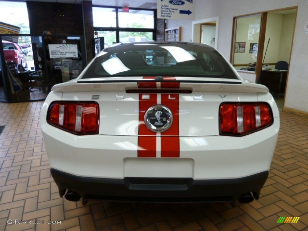 Performance White 2012 Ford Mustang Shelby GT500 SVT Performance Package Coupe Exterior Photo #54878125