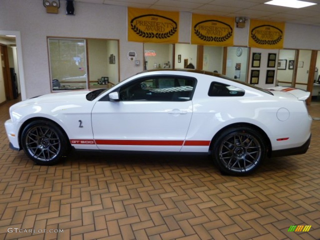 Performance White 2012 Ford Mustang Shelby GT500 SVT Performance Package Coupe Exterior Photo #54878131