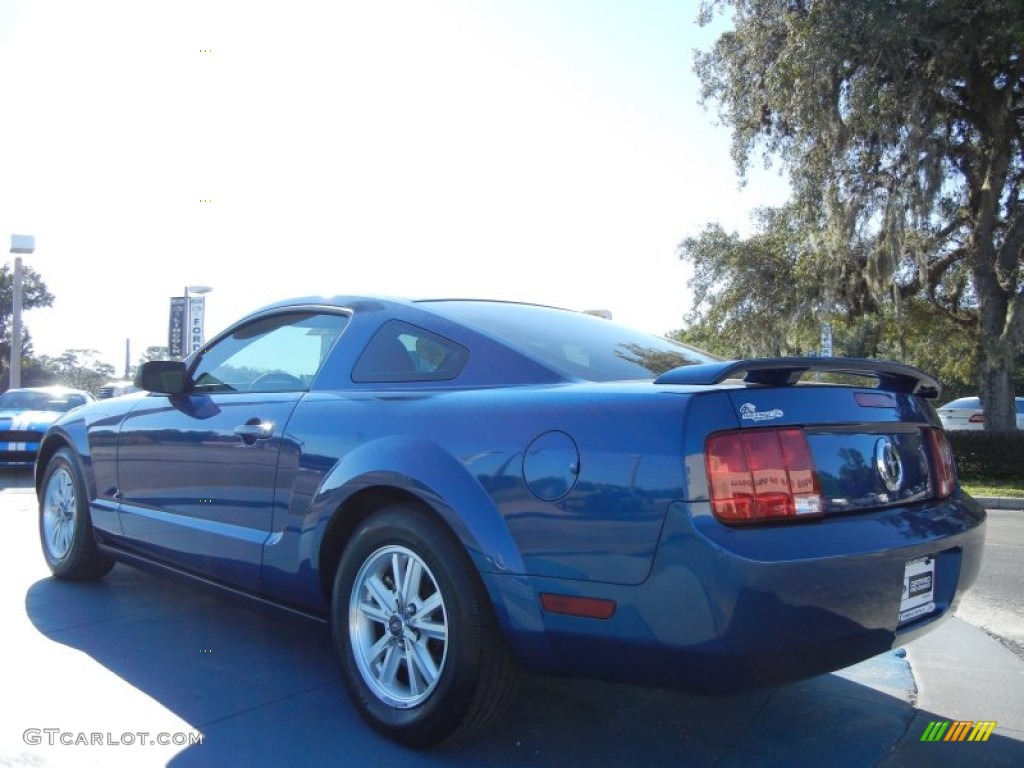 2007 Mustang V6 Premium Coupe - Vista Blue Metallic / Dark Charcoal photo #3