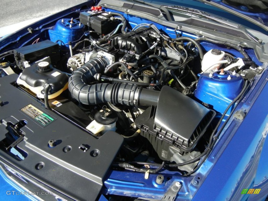 2007 Mustang V6 Premium Coupe - Vista Blue Metallic / Dark Charcoal photo #26