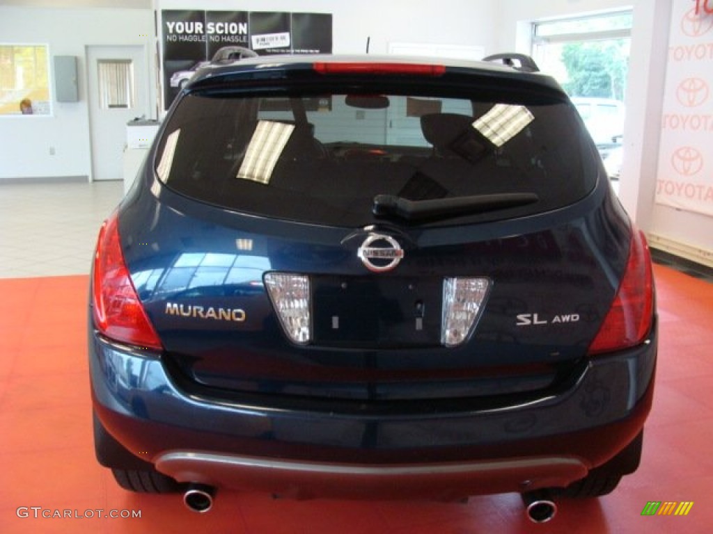 2004 Murano SL AWD - Midnight Blue Pearl / Charcoal photo #6