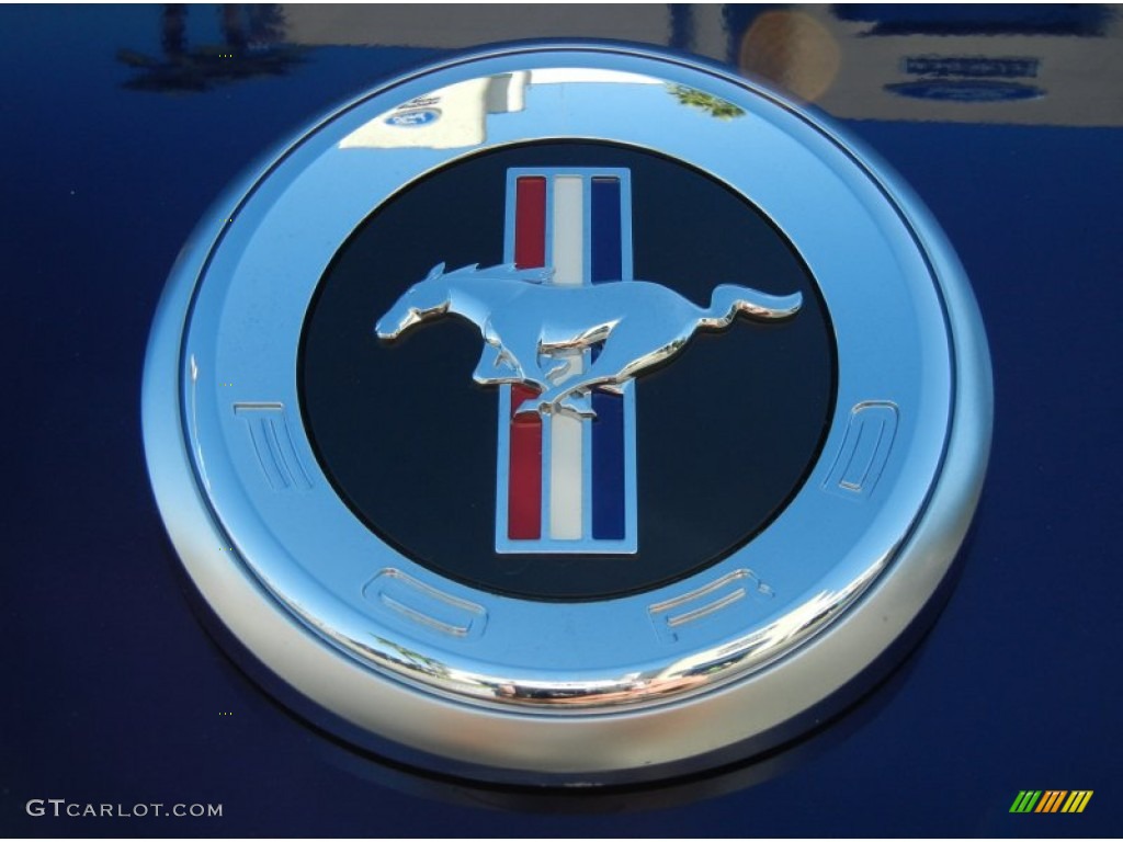 2012 Mustang V6 Premium Coupe - Kona Blue Metallic / Stone photo #4