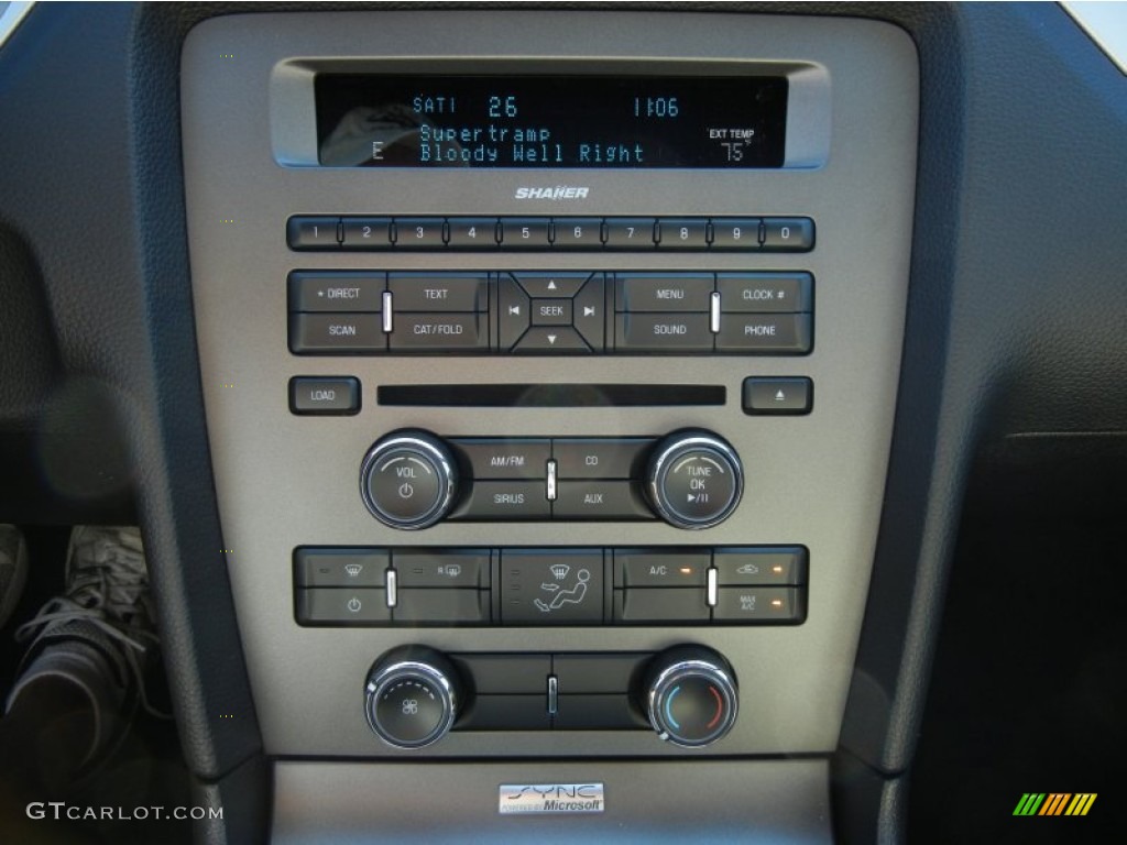 2012 Mustang V6 Premium Coupe - Kona Blue Metallic / Stone photo #9