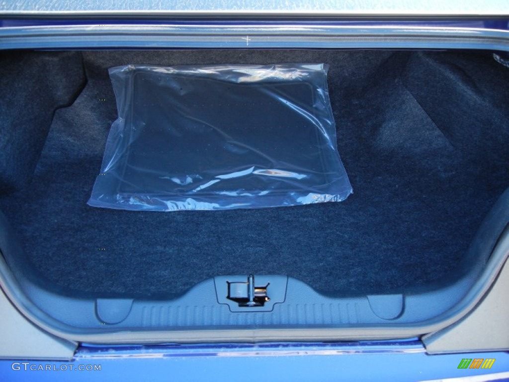 2012 Mustang V6 Premium Coupe - Kona Blue Metallic / Stone photo #10