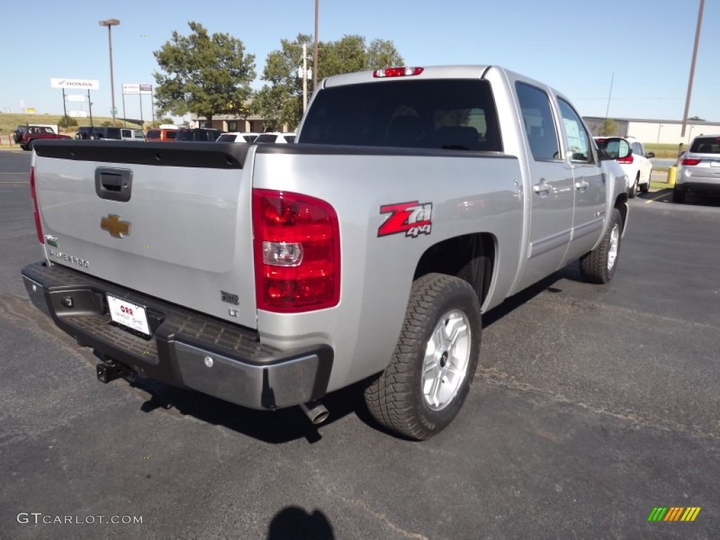 2011 Silverado 1500 LT Crew Cab 4x4 - Sheer Silver Metallic / Ebony photo #5