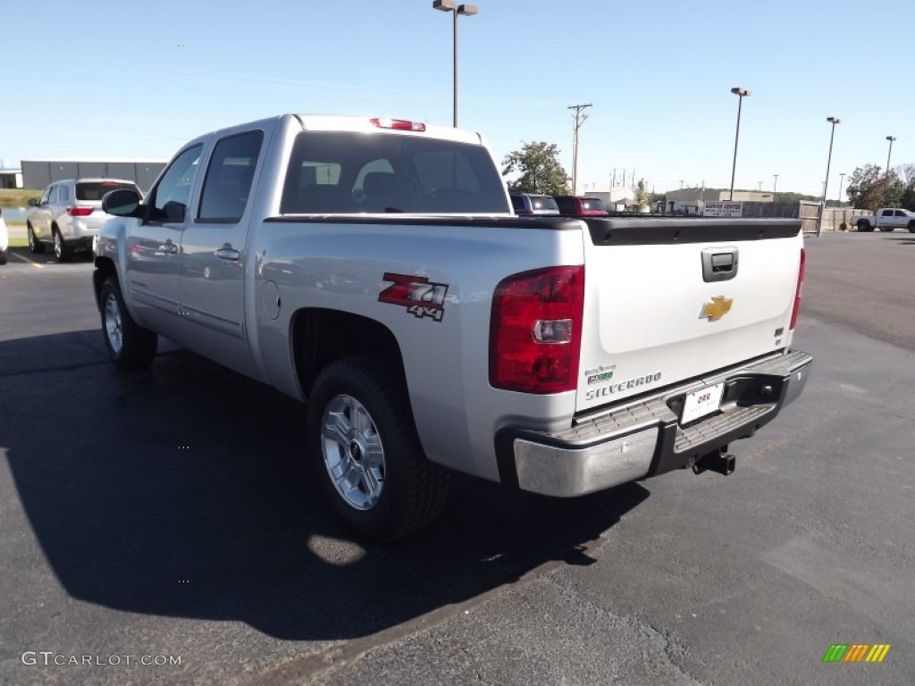 2011 Silverado 1500 LT Crew Cab 4x4 - Sheer Silver Metallic / Ebony photo #7