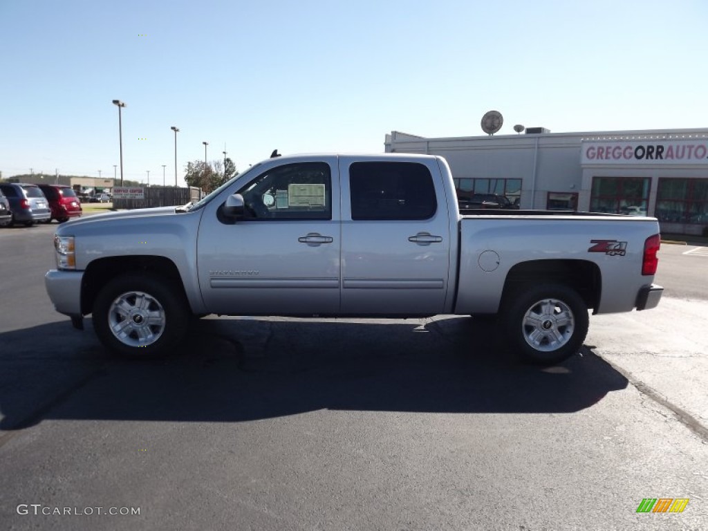 2011 Silverado 1500 LT Crew Cab 4x4 - Sheer Silver Metallic / Ebony photo #8