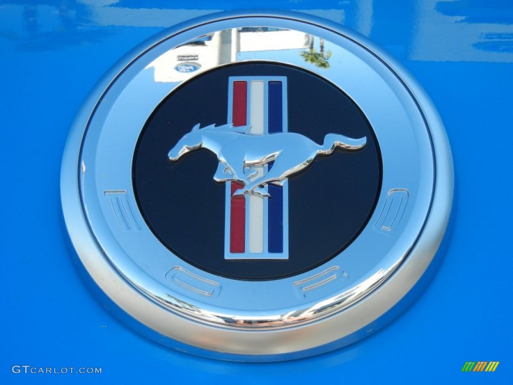 2012 Mustang V6 Coupe - Grabber Blue / Charcoal Black photo #4