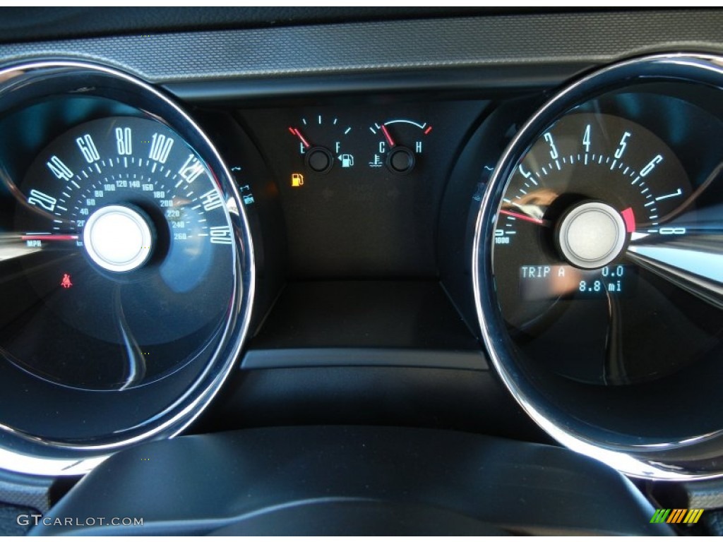 2012 Mustang V6 Coupe - Grabber Blue / Charcoal Black photo #8