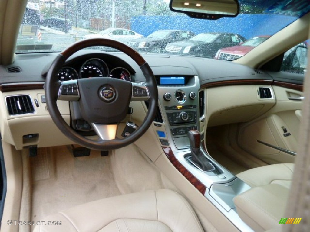 2008 Cadillac CTS 4 AWD Sedan Cashmere/Cocoa Dashboard Photo #54880552