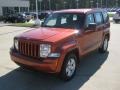 Sunburst Orange Pearl 2009 Jeep Liberty Sport