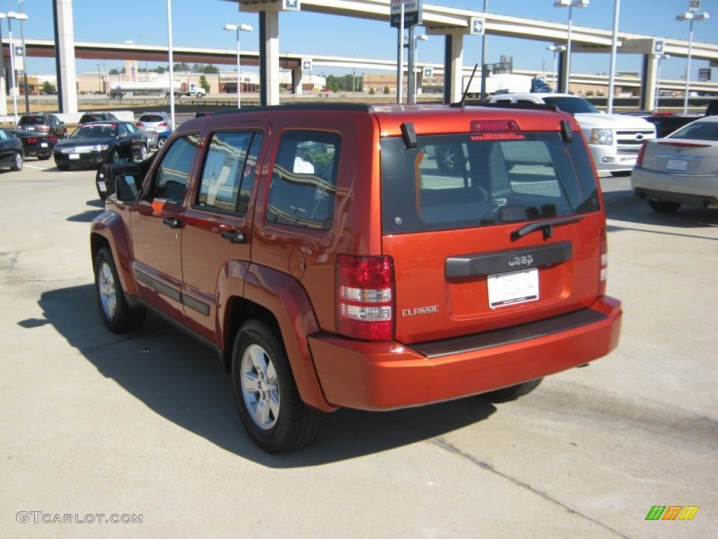 2009 Liberty Sport - Sunburst Orange Pearl / Dark Slate Gray photo #3