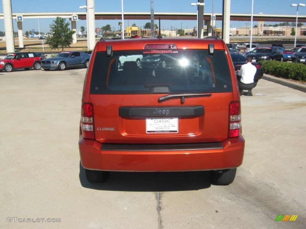 2009 Liberty Sport - Sunburst Orange Pearl / Dark Slate Gray photo #4