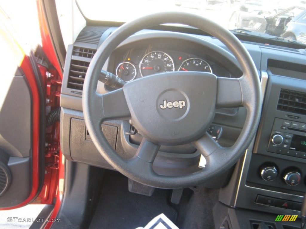 2009 Liberty Sport - Sunburst Orange Pearl / Dark Slate Gray photo #10