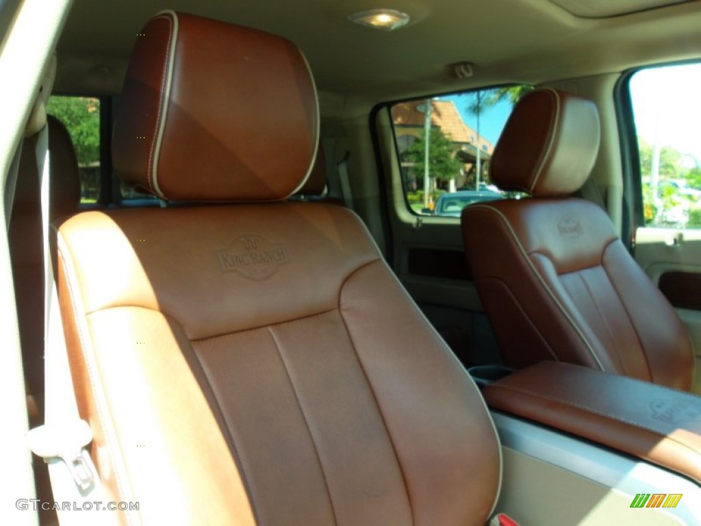 2010 F150 King Ranch SuperCrew - Royal Red Metallic / Chapparal Leather photo #22