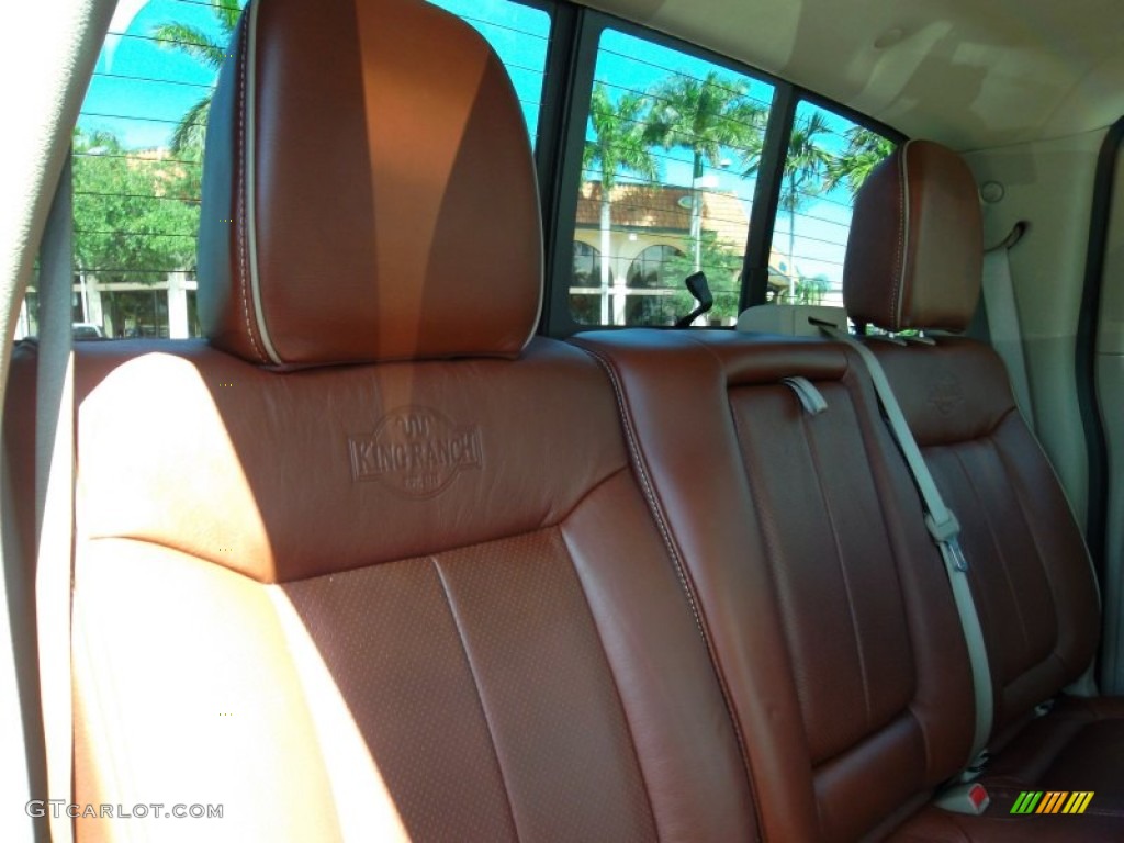 2010 F150 King Ranch SuperCrew - Royal Red Metallic / Chapparal Leather photo #25