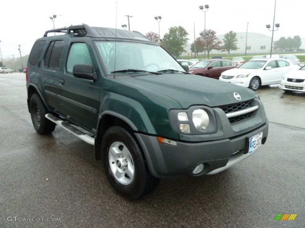 2002 Xterra XE V6 - Alpine Green Metallic / Gray Celadon photo #7