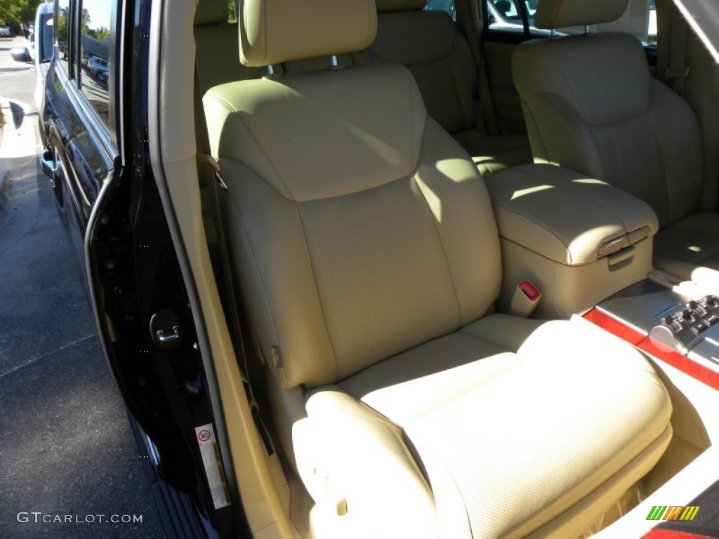 2008 LX 570 - Onyx Black / Cashmere photo #9