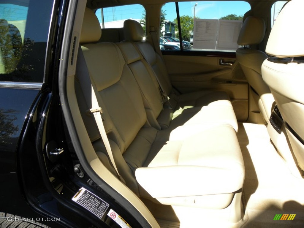 2008 LX 570 - Onyx Black / Cashmere photo #11