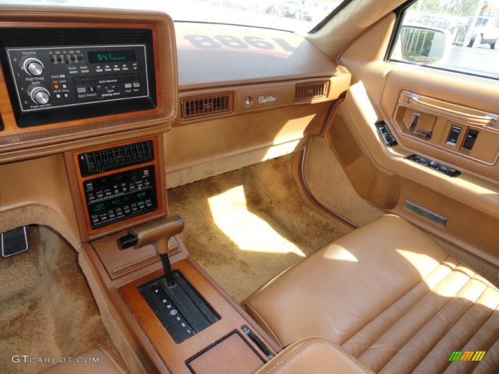 Saddle Interior 1988 Cadillac SeVille Standard SeVille Model Photo #54882719