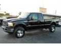 2005 Black Ford F350 Super Duty XLT SuperCab 4x4  photo #3