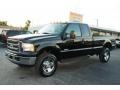 2005 Black Ford F350 Super Duty XLT SuperCab 4x4  photo #6