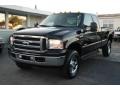 2005 Black Ford F350 Super Duty XLT SuperCab 4x4  photo #7