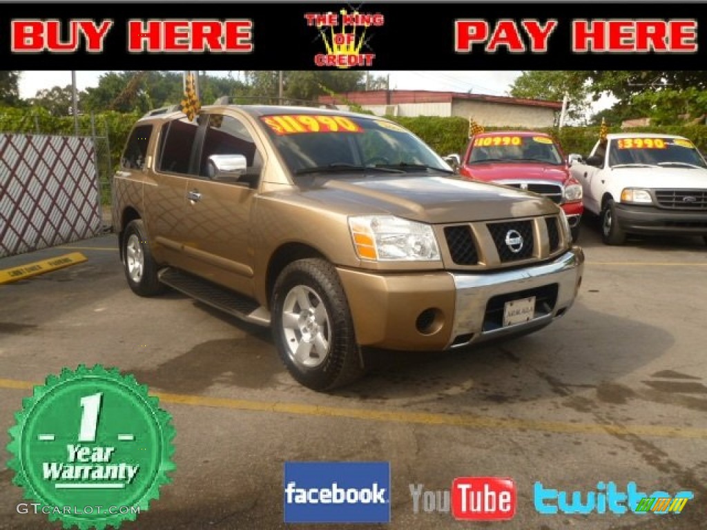 Sahara Gold Metallic Nissan Armada