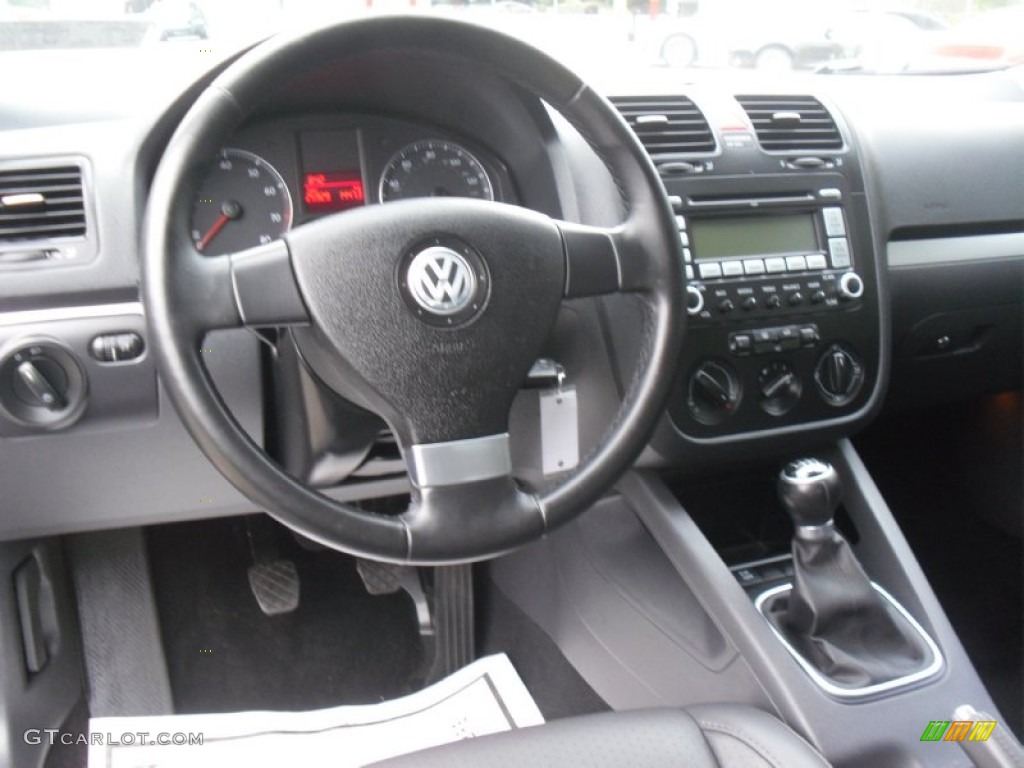 2009 Volkswagen Jetta Wolfsburg Edition Sedan Anthracite Dashboard Photo #54884353