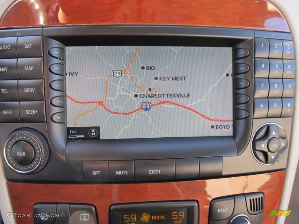 2004 Mercedes-Benz S 430 Sedan Navigation Photos