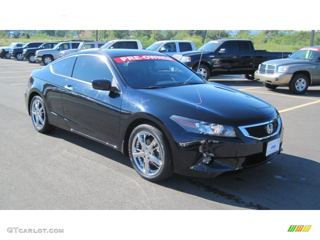 Nighthawk Black Pearl 2008 Honda Accord EX-L V6 Coupe Exterior Photo #54885829