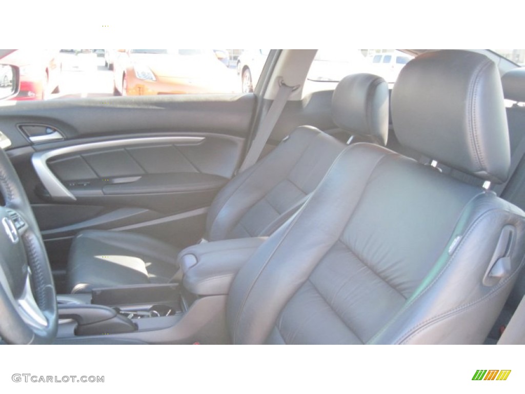 Black Interior 2008 Honda Accord EX-L V6 Coupe Photo #54885871