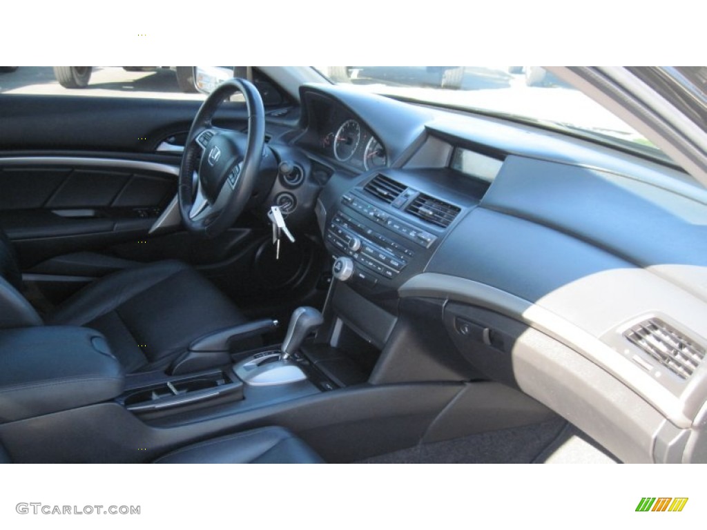 2008 Honda Accord EX-L V6 Coupe Black Dashboard Photo #54885915