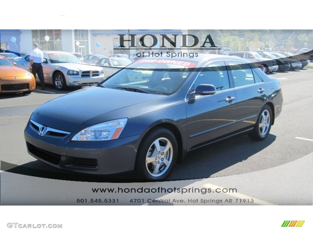2006 Accord Hybrid Sedan - Graphite Pearl / Gray photo #1