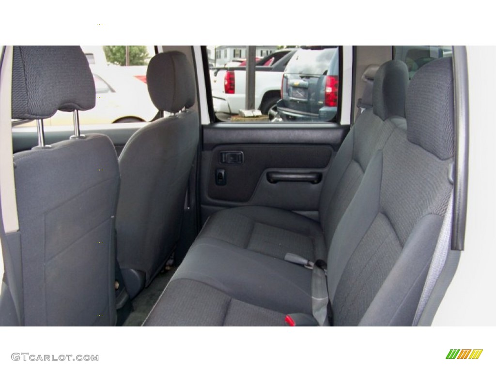 2002 Frontier XE Crew Cab 4x4 - Cloud White / Charcoal photo #15